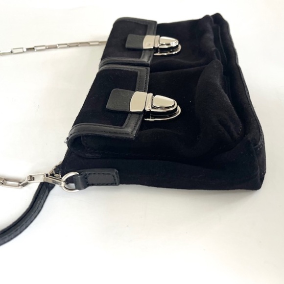 Banana Republic Black Suede Purse. - Picture 4 of 5